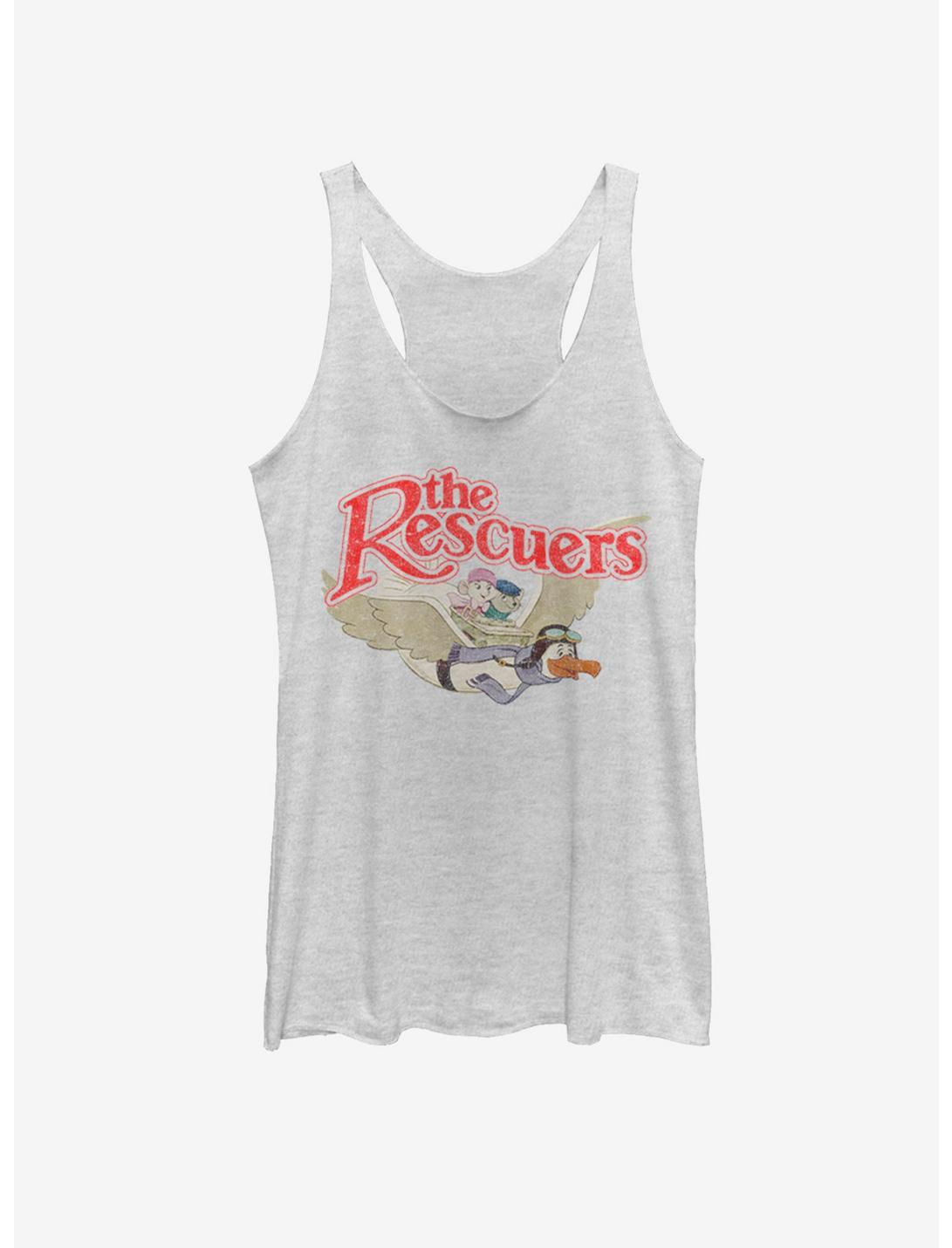 Disney The Rescuers Down Under The Rescue Girls Tank, WHITE HTR, hi-res