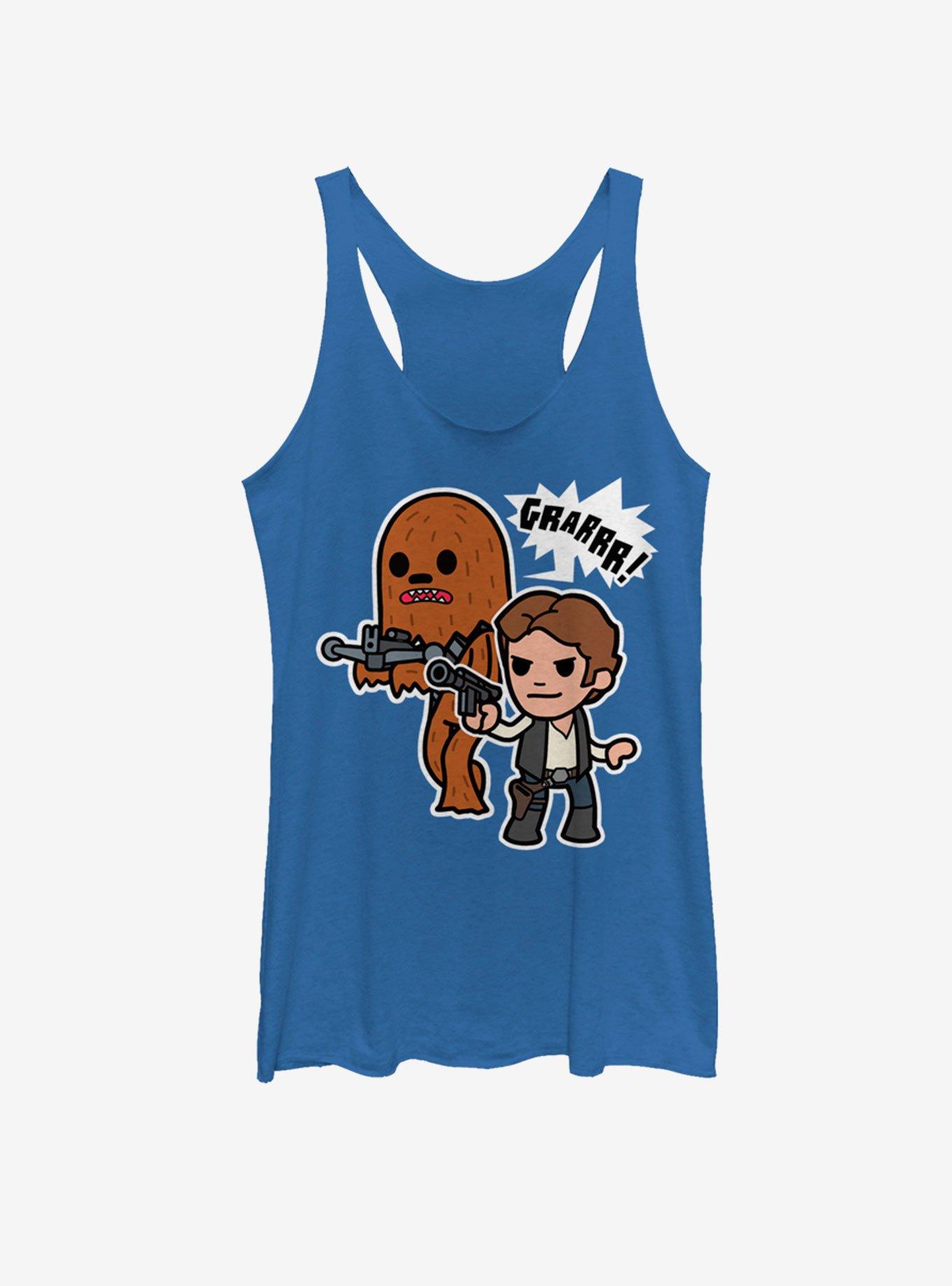 Star Wars Han Solo and Chewbacca Girls Tank, ROY HTR, hi-res
