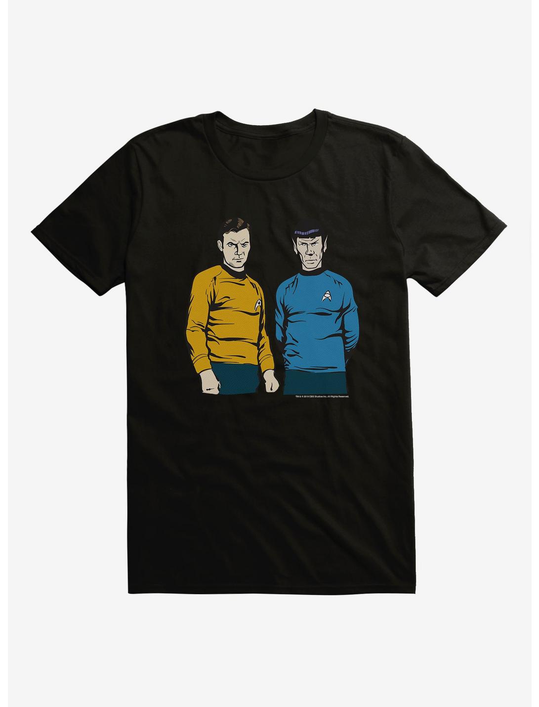 Star Trek Captain And Officer T-Shirt, BLACK, hi-res