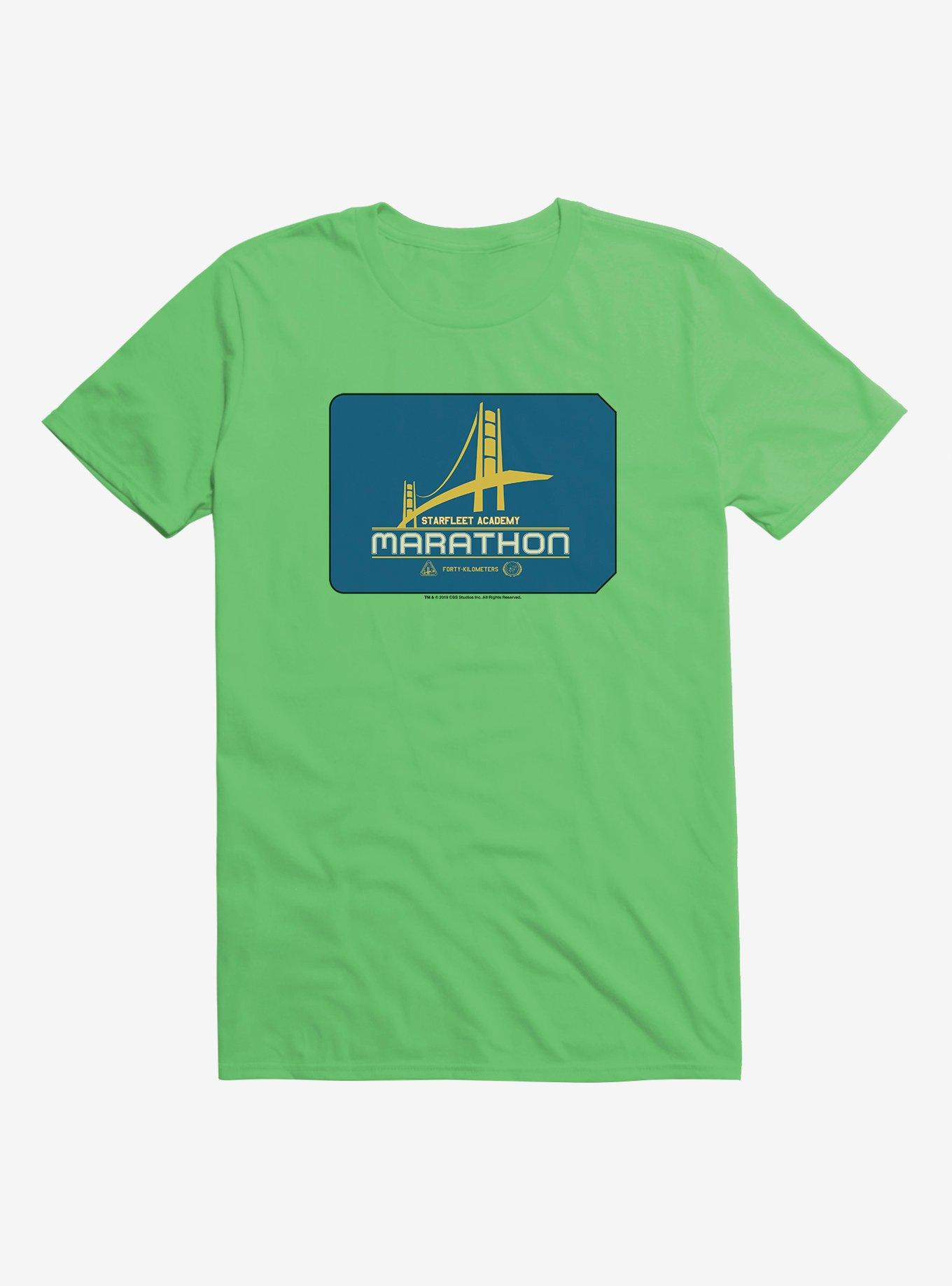 Star Trek Starfleet Marathon T-Shirt, KELLY GREEN, hi-res