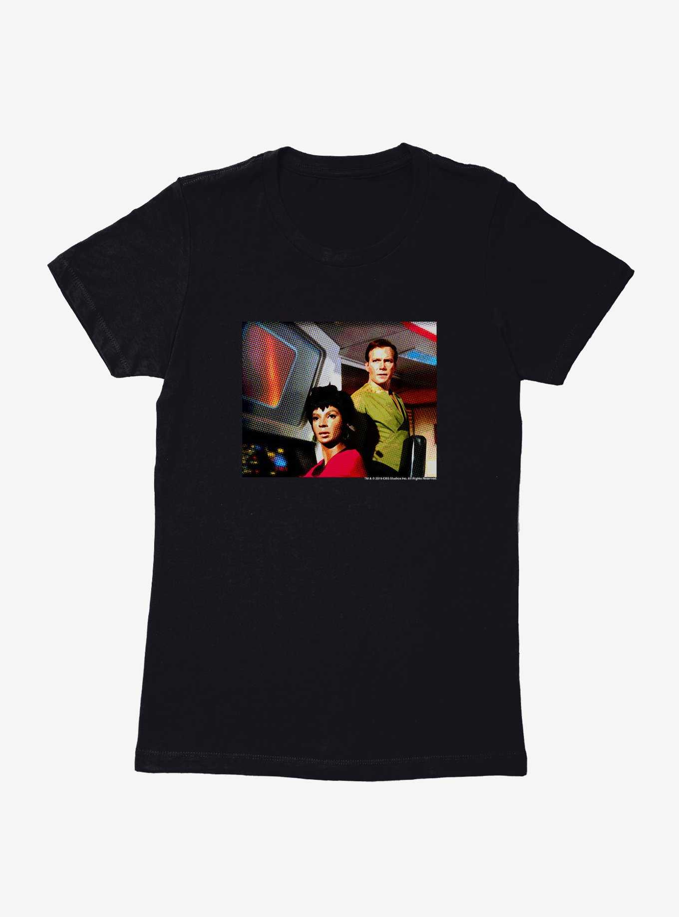 Star Trek Uhura And Kirk Original Series Womens T-Shirt, , hi-res