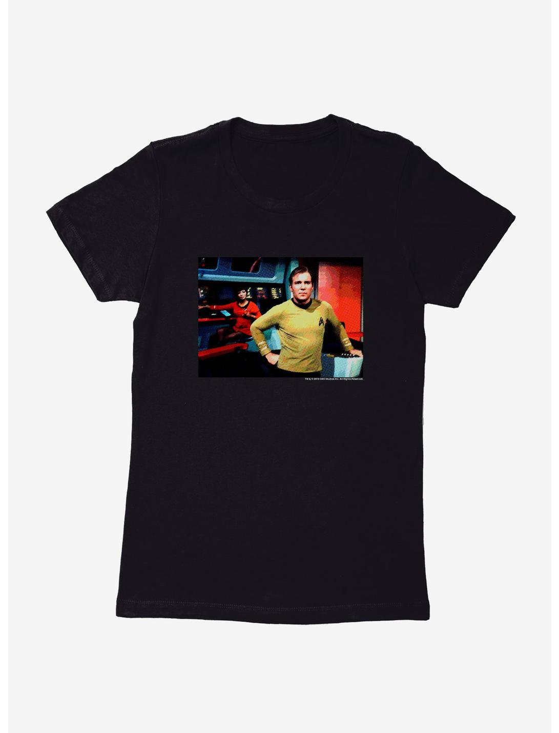 Star Trek Uhura And Kirk Pose Womens T-Shirt, , hi-res