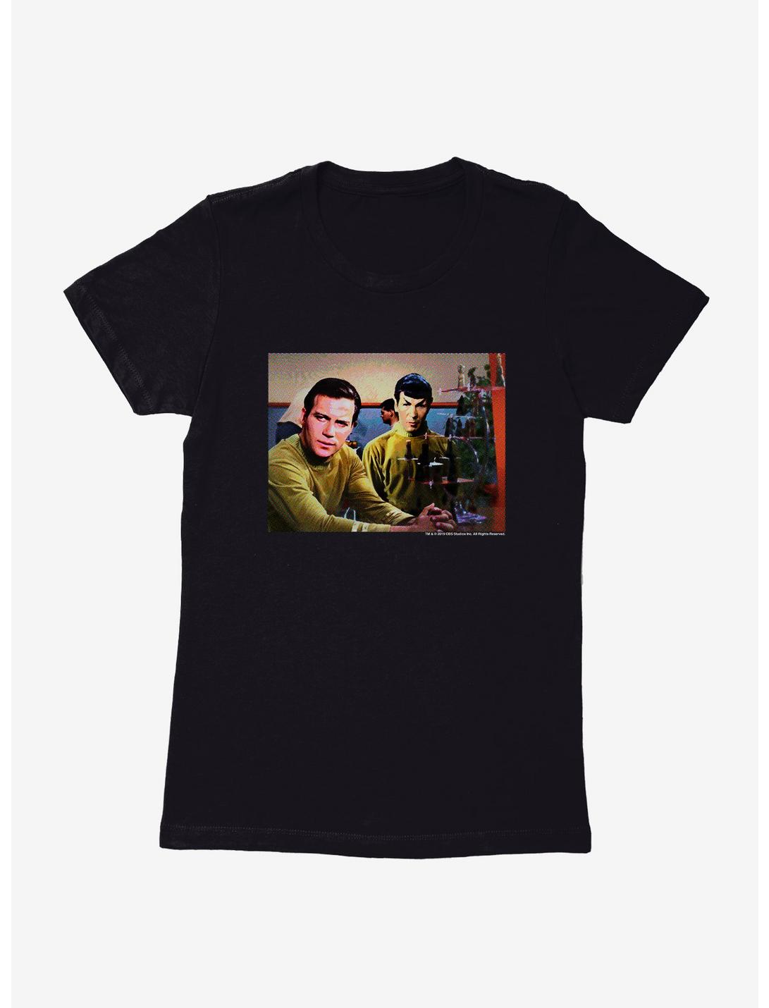 Star Trek Spock And Kirk Colorized Womens T-Shirt, , hi-res