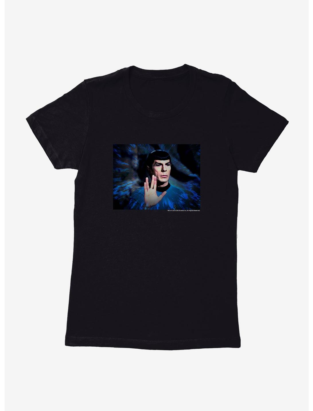 Star Trek Spock Vulcan Salute Womens T-Shirt, BLACK, hi-res