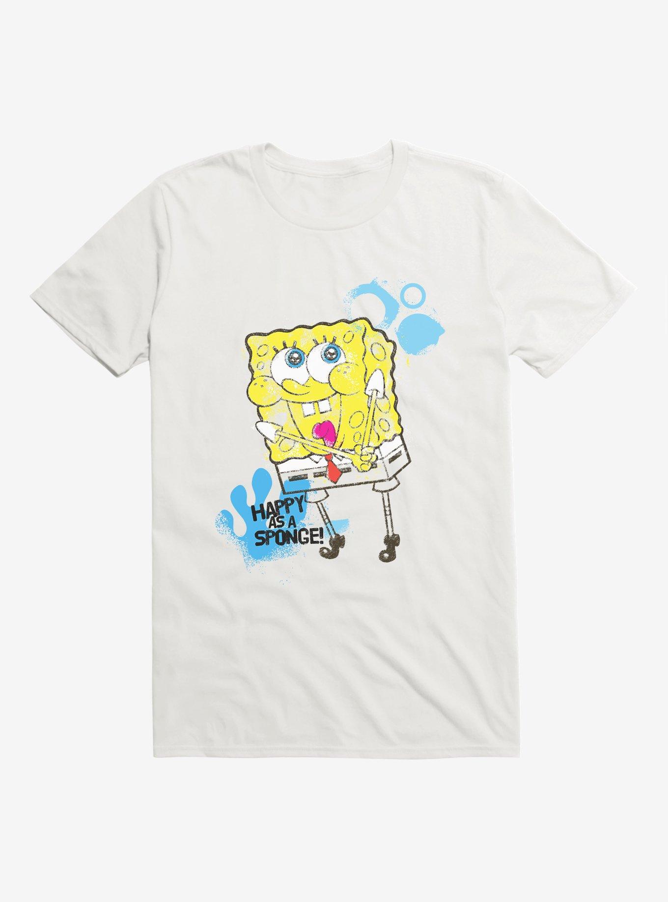 SpongeBob SquarePants Happy As A Sponge T-Shirt | Hot Topic