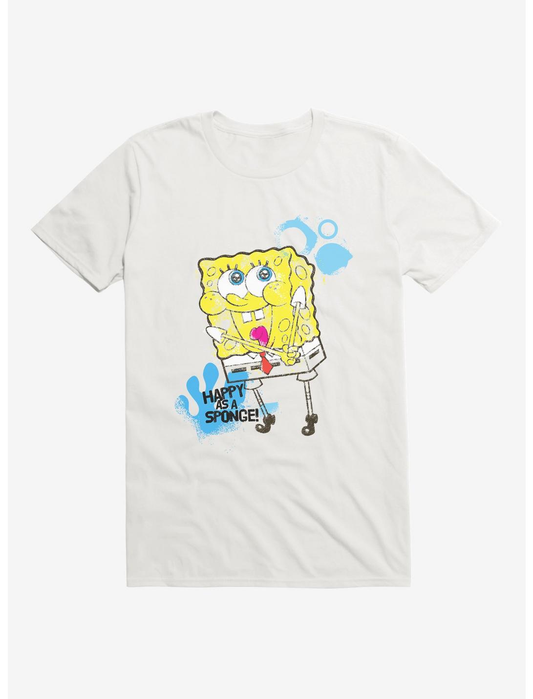 SpongeBob SquarePants Happy As A Sponge T-Shirt, , hi-res