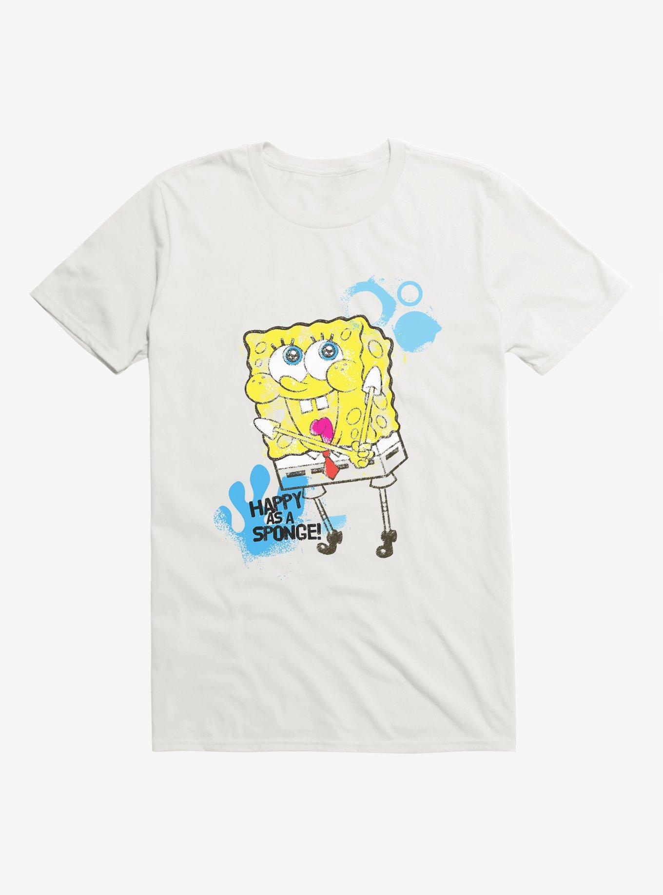 SpongeBob SquarePants Happy As A Sponge T-Shirt, , hi-res