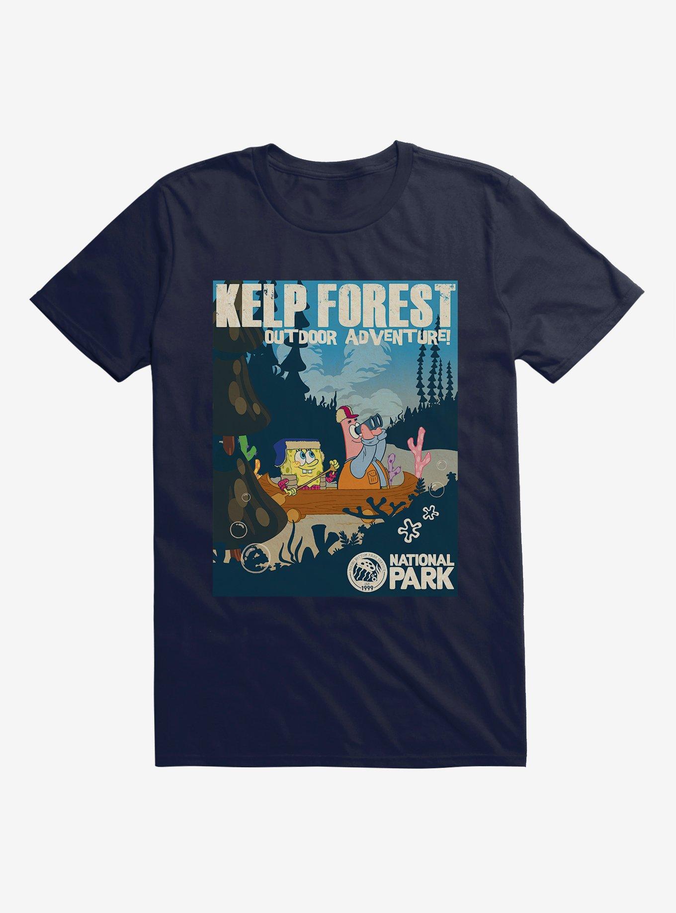 SpongeBob SquarePants Kelp Forest Adventures T-Shirt, NAVY, hi-res