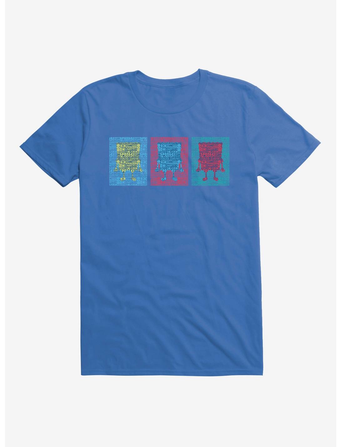 SpongeBob SquarePants Multicolor Silhouettes T-Shirt, ROYAL BLUE, hi-res
