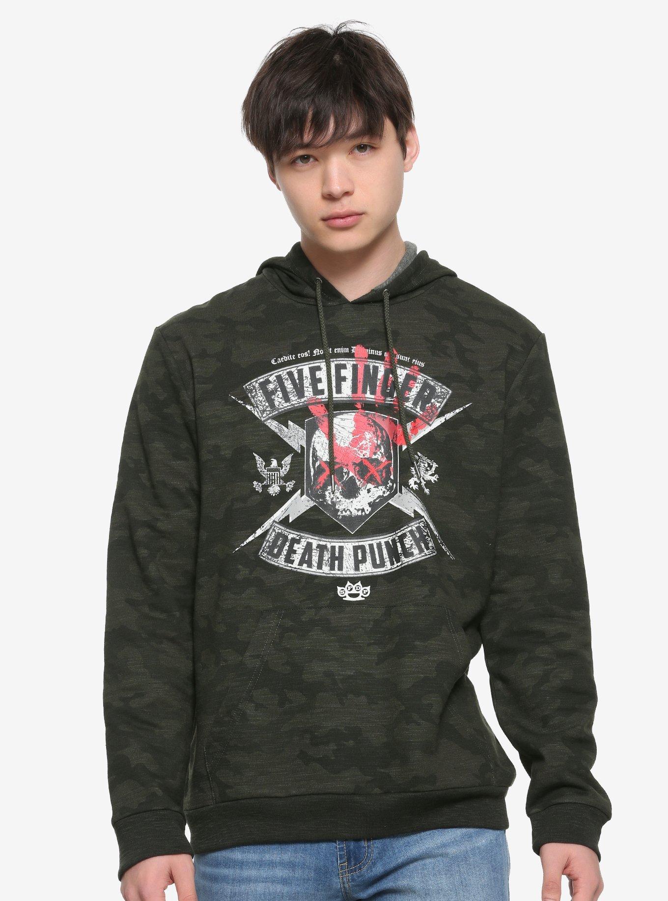 Five Finger Death Punch Camo Hoodie