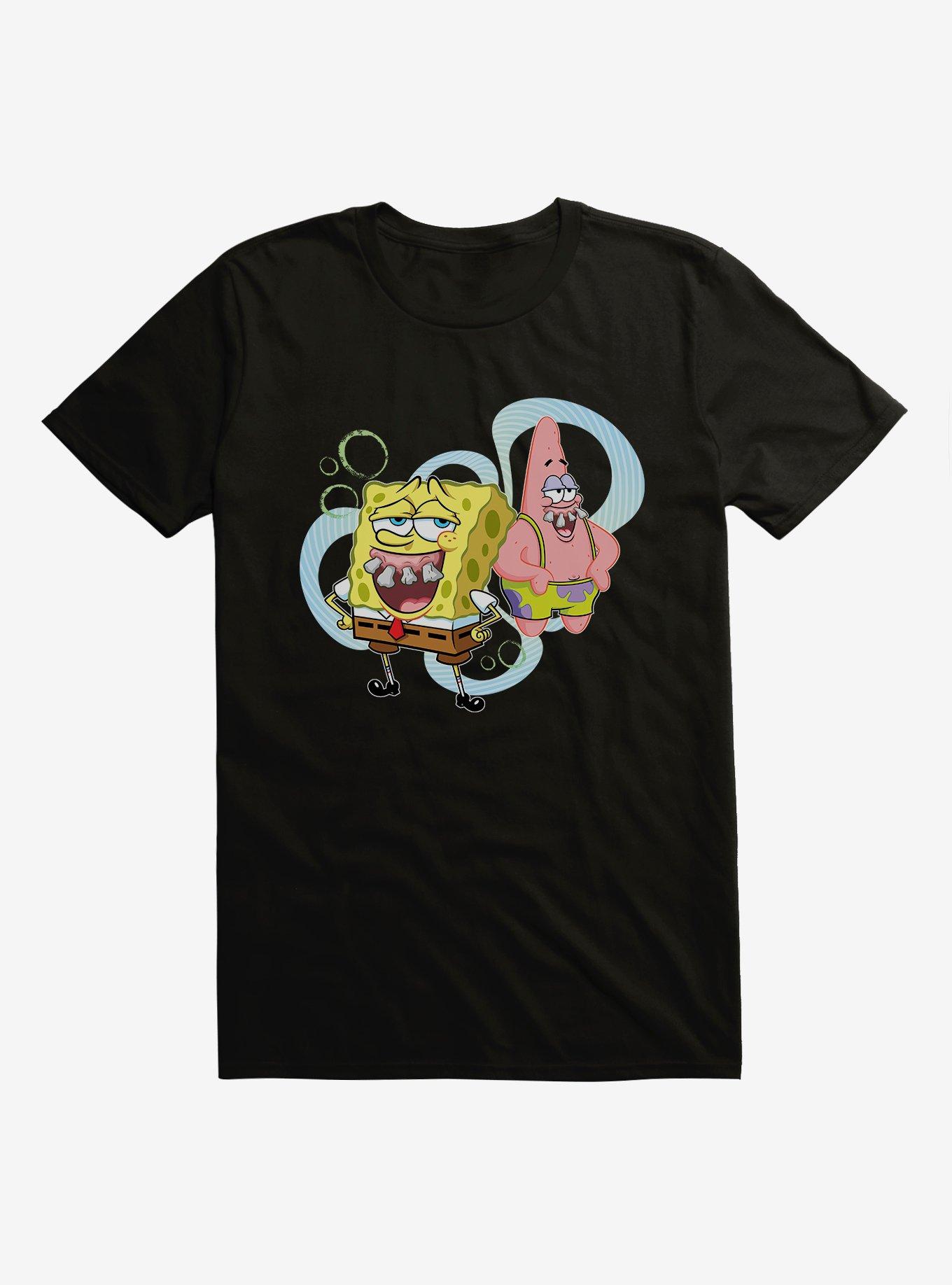 SpongeBob SquarePants Fake Teeth SpongeBob Patrick T-Shirt