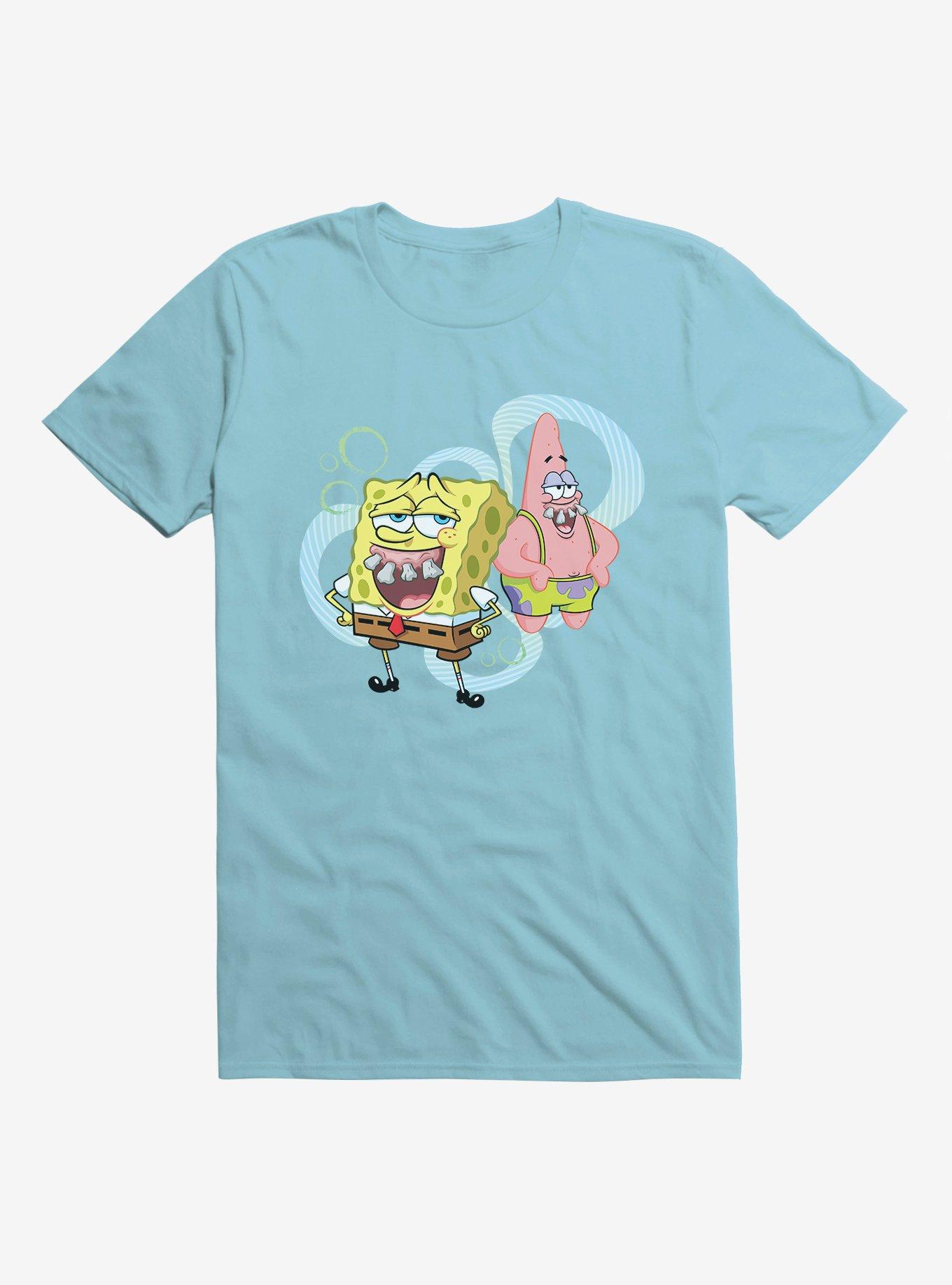 SpongeBob SquarePants Fake Teeth SpongeBob Patrick T-Shirt | Hot Topic