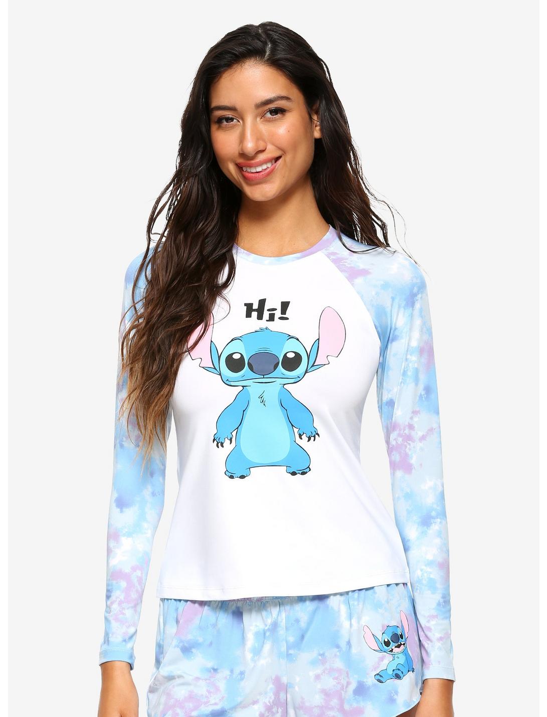 Disney Lilo & Stitch Tie-Dye Girls Rash Guard, MULTI, hi-res