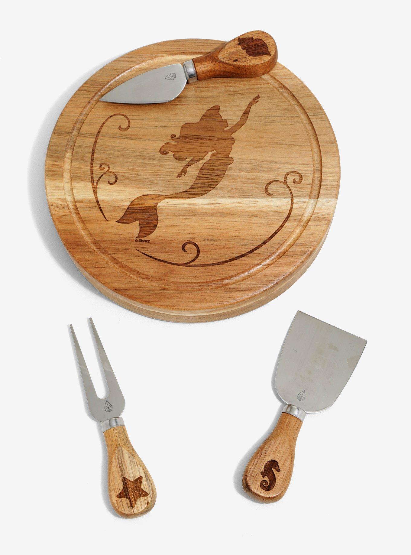 Disney The Little Mermaid Ariel Cheese Board & Tool Set