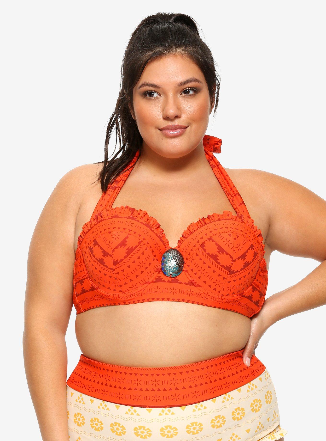 Disney Moana Heart Of Te Fiti Swim Top Plus Size, MULTI, hi-res