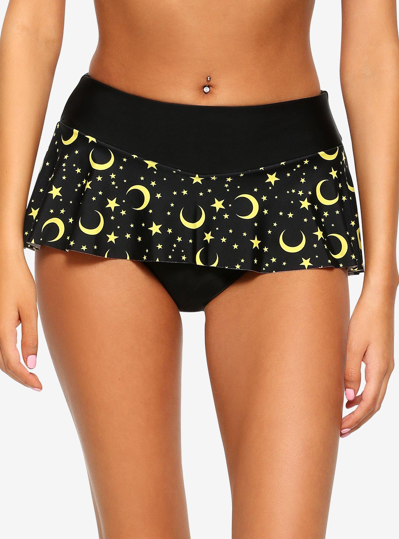 Sailor Moon Luna Skirted Swim Bottoms | Hot Topic