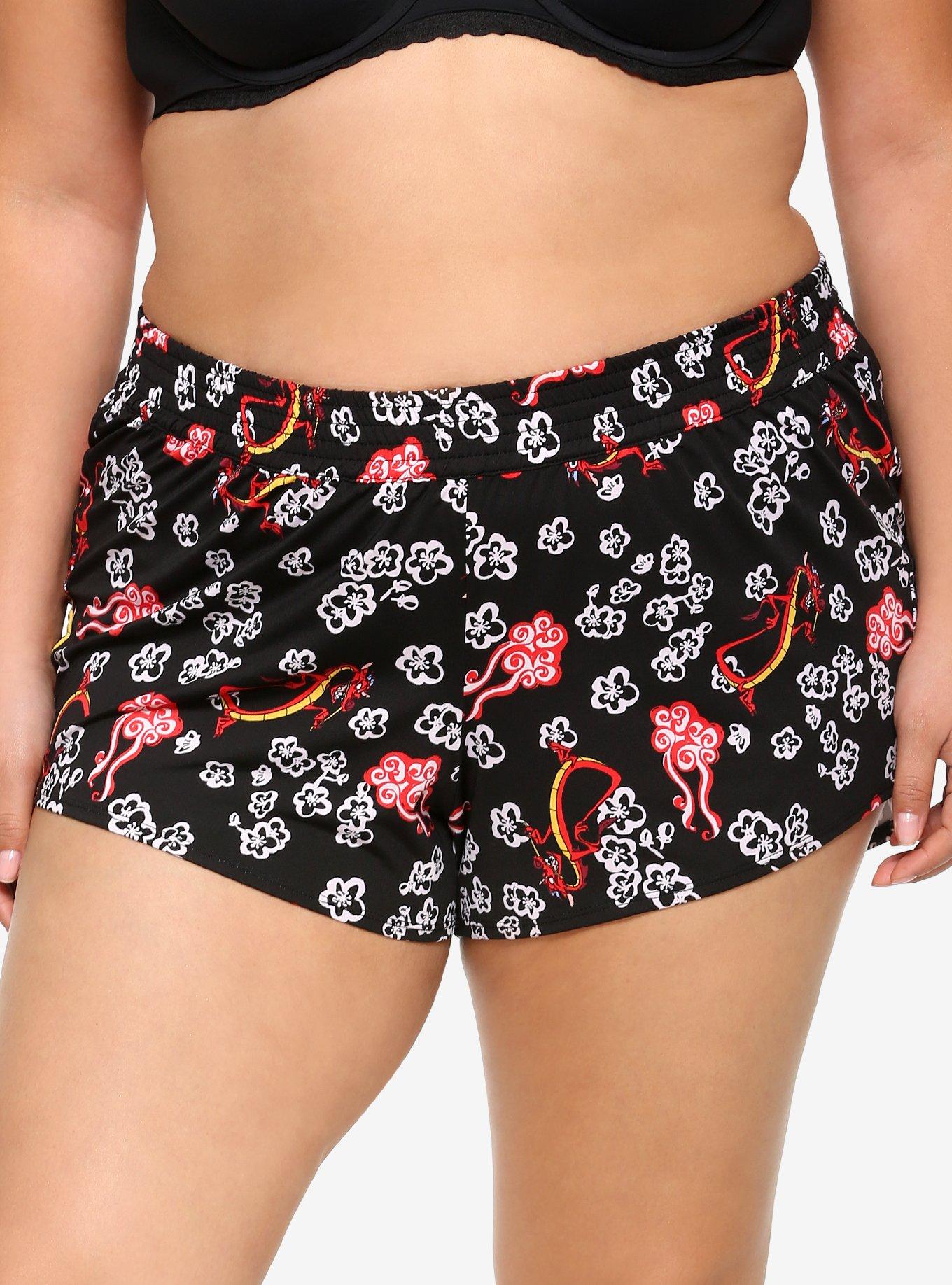 Disney Mulan Mushu Swim Shorts Plus Size, MULTI, hi-res