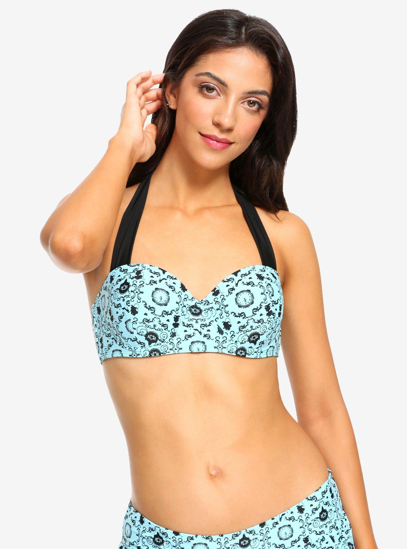 Disney Cinderella Printed Swim Top, MULTI, hi-res