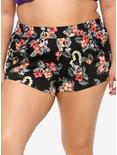 Disney Mickey Mouse & Minnie Mouse Tropical Girls Swim Shorts Plus Size, MULTI, hi-res