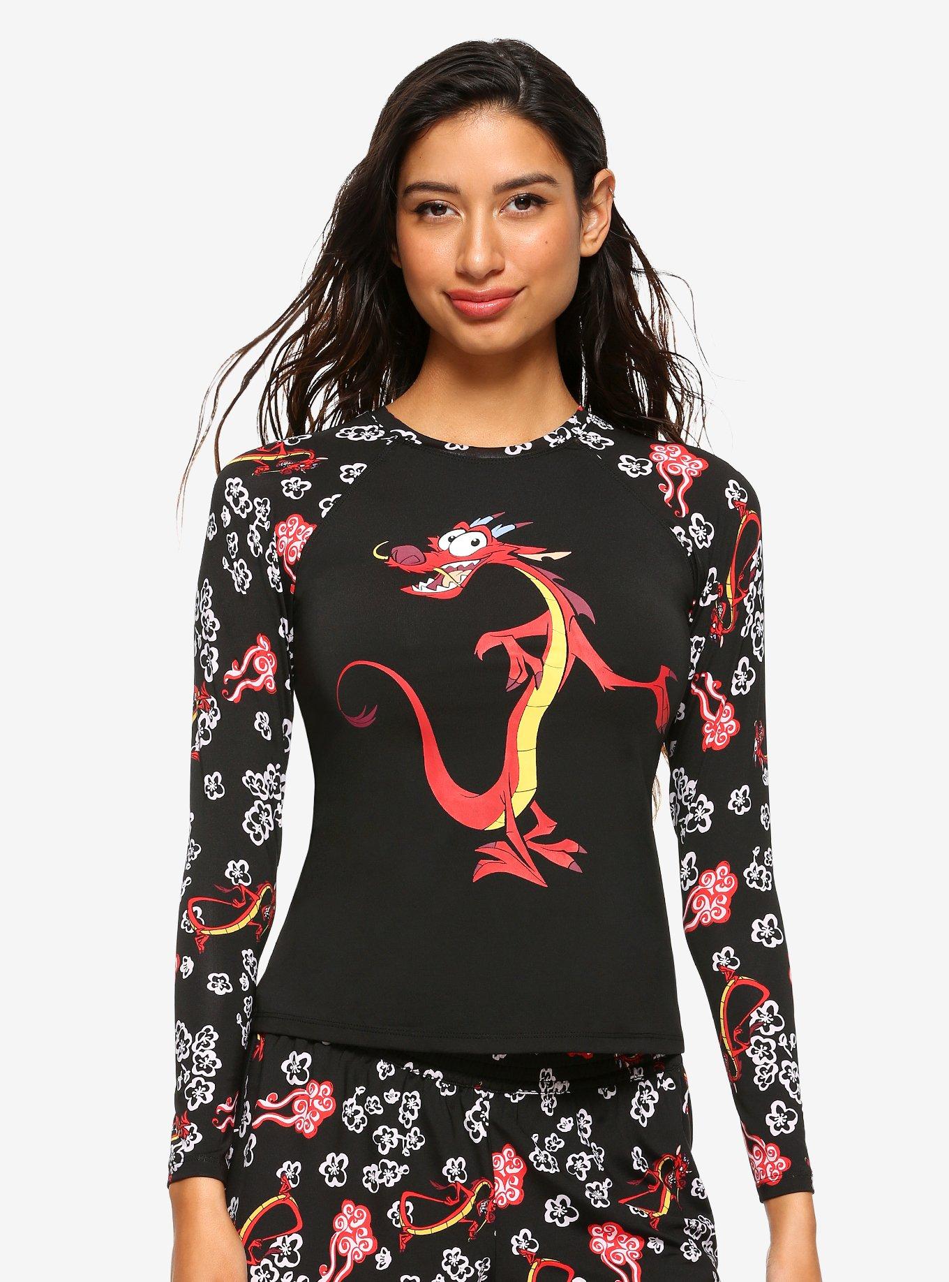 Disney Mulan Mushu Girls Rash Guard, MULTI, hi-res