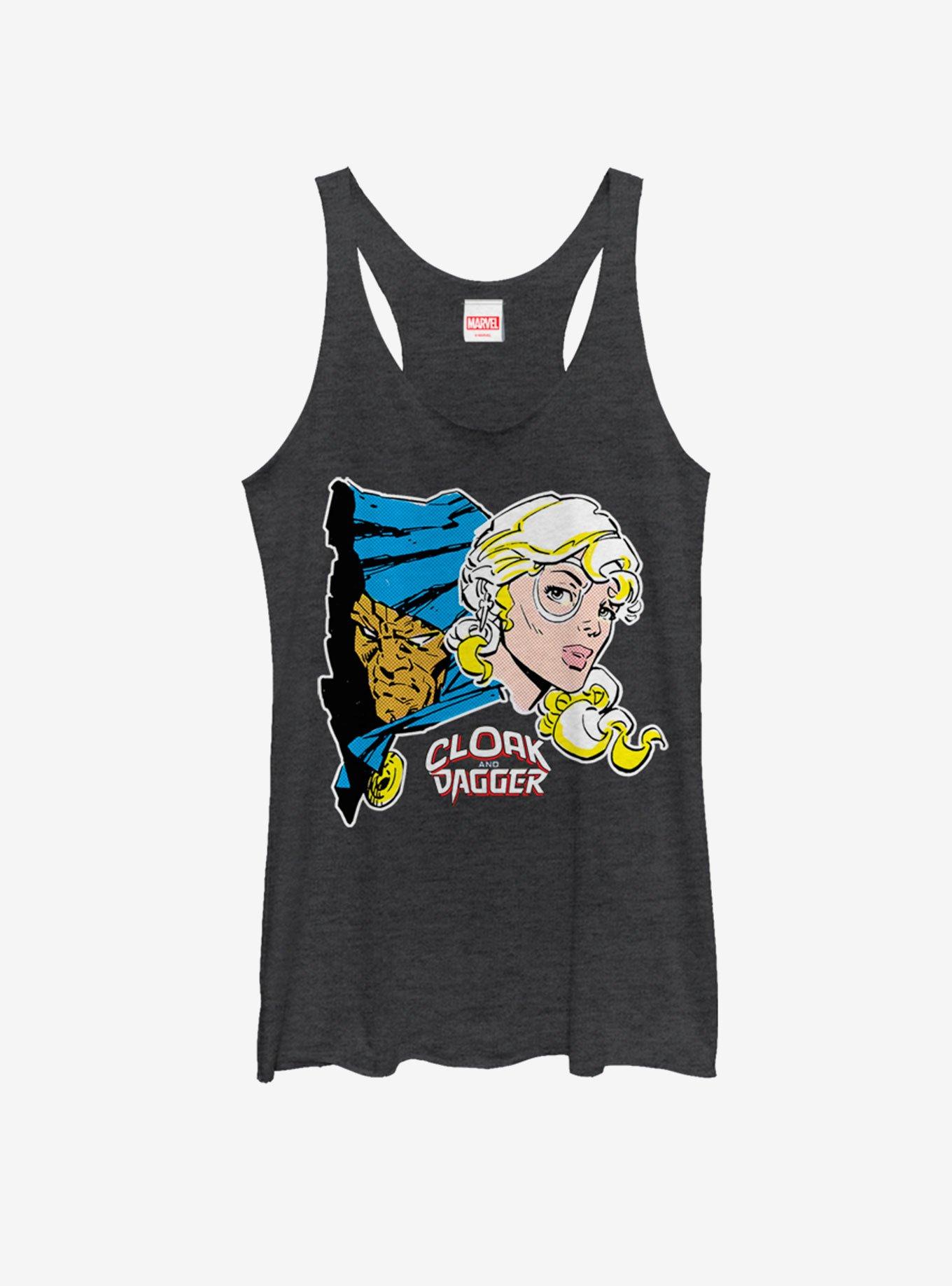 Marvel Crime Partners Girls Tank, BLK HTR, hi-res