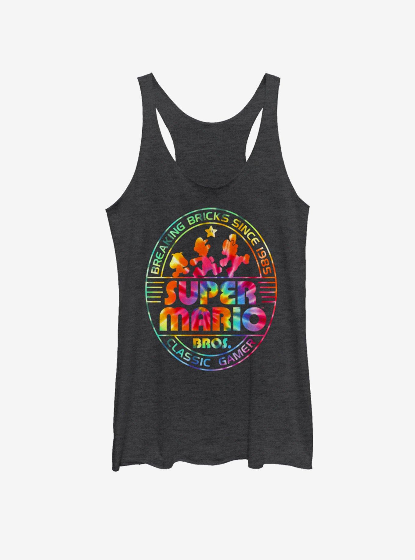 Nintendo Classic Gamer Girls Tank, BLK HTR, hi-res