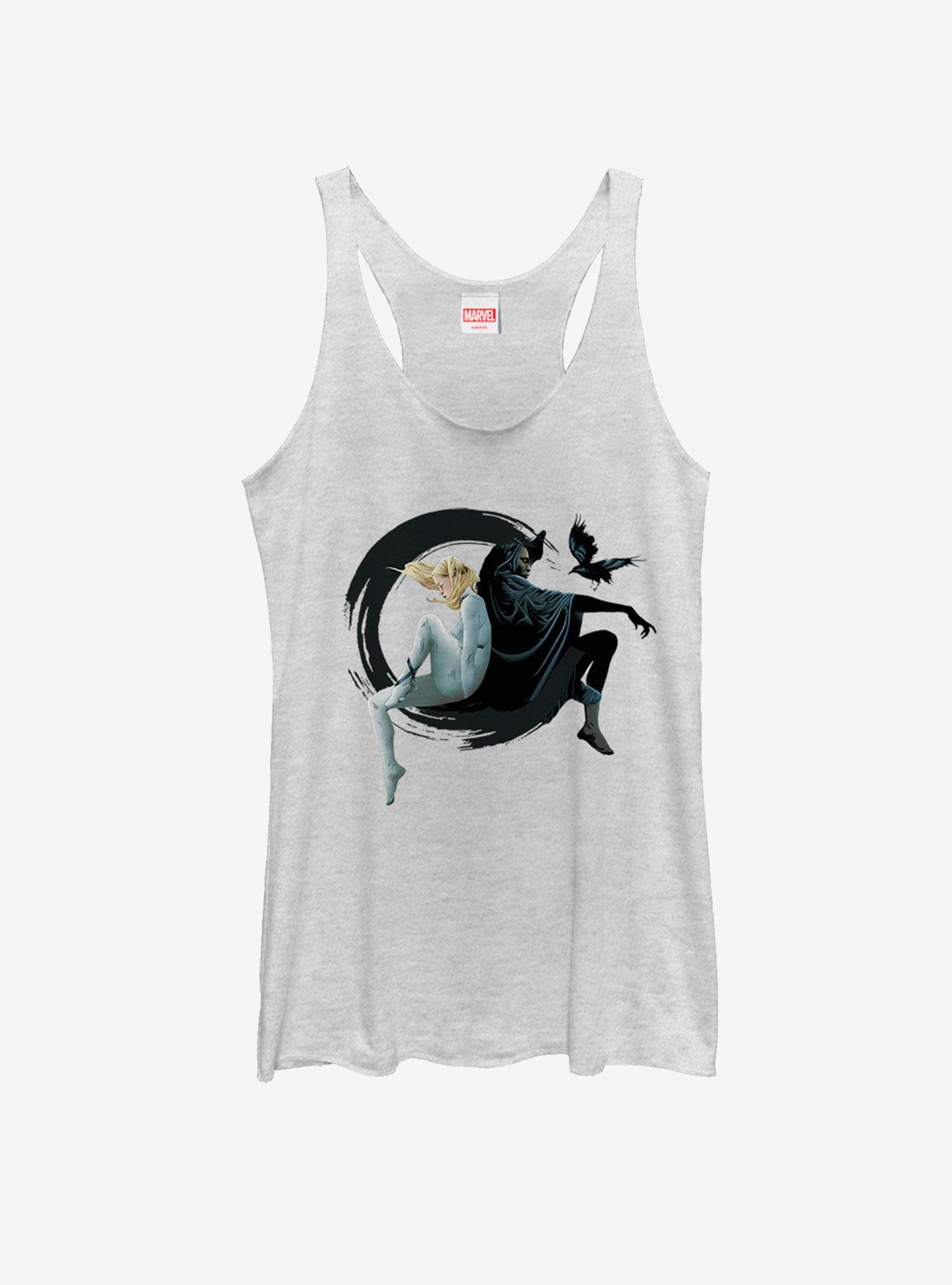 Marvel C Moon Girls Tank, WHITE HTR, hi-res