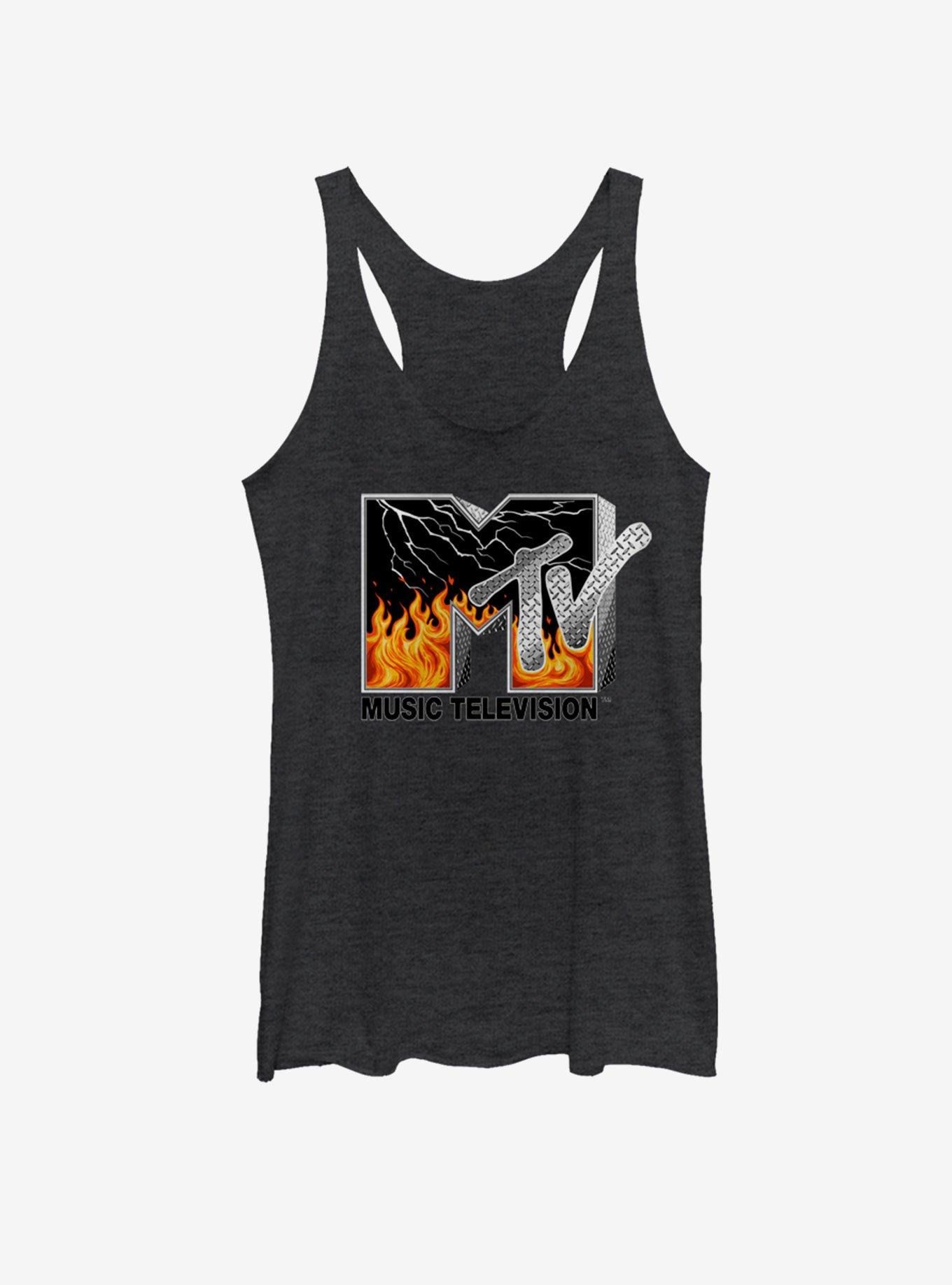 MTV Metal Head Girls Tank, BLK HTR, hi-res