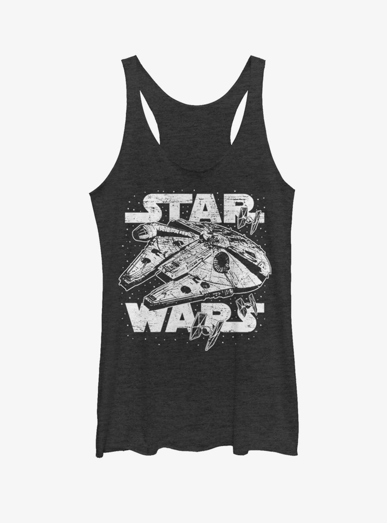 Star Wars Millennium Falcon and TIE Fighters Girls Tank, , hi-res