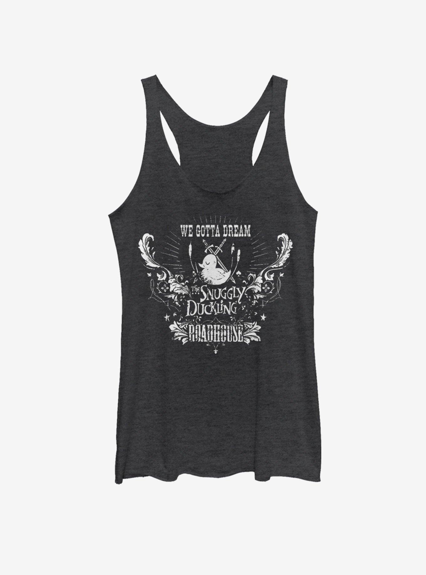 Disney Wreck-It Ralph Rapunzel Girls Tank, BLK HTR, hi-res