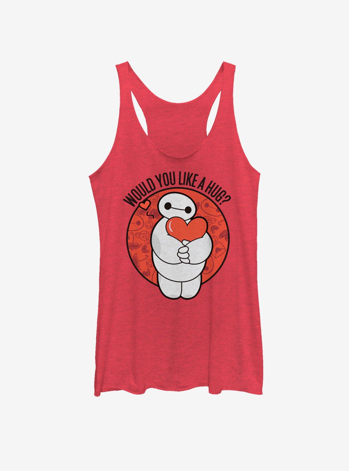 Disney Big Hero 6 Like a Hug Girls Tank, RED HTR, hi-res