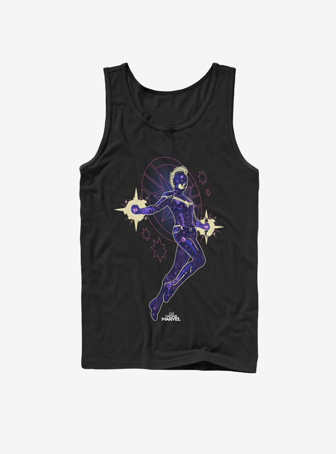 Marvel Captain Marvel Flying Star Tank, , hi-res