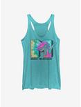 MTV Tie-Dye Logo Girls Tank, TAHI BLUE, hi-res