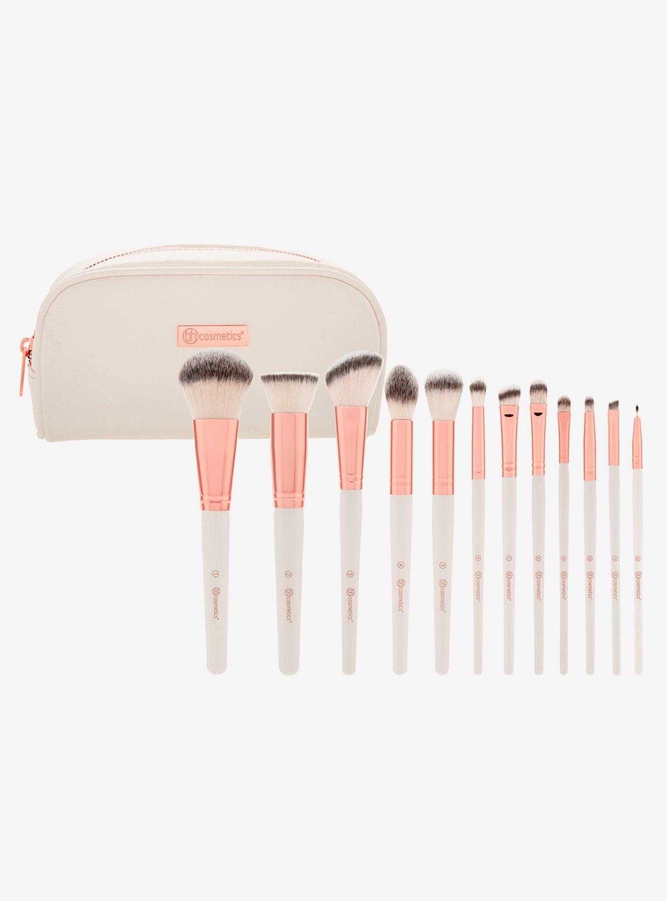 BH Cosmetics Rose Romance Makeup Brush Set, , hi-res