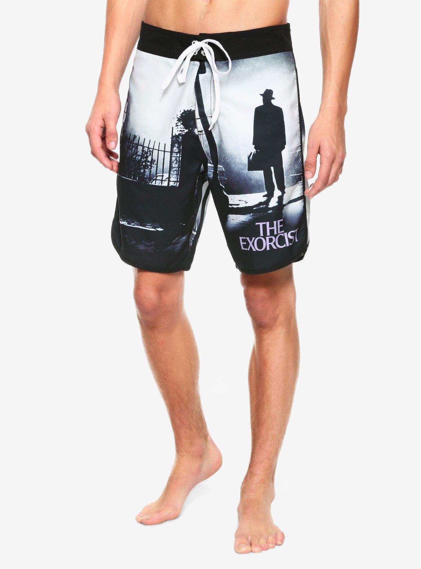 The Exorcist Silhouette Swim Trunks, MULTI, hi-res