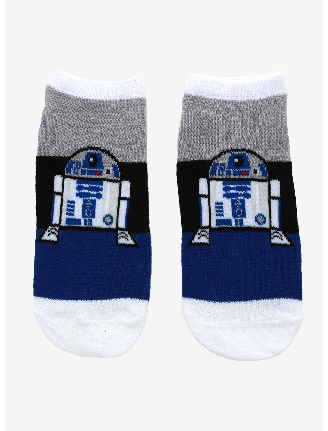 Star Wars R2-D2 Color-Block No-Show Socks, , hi-res