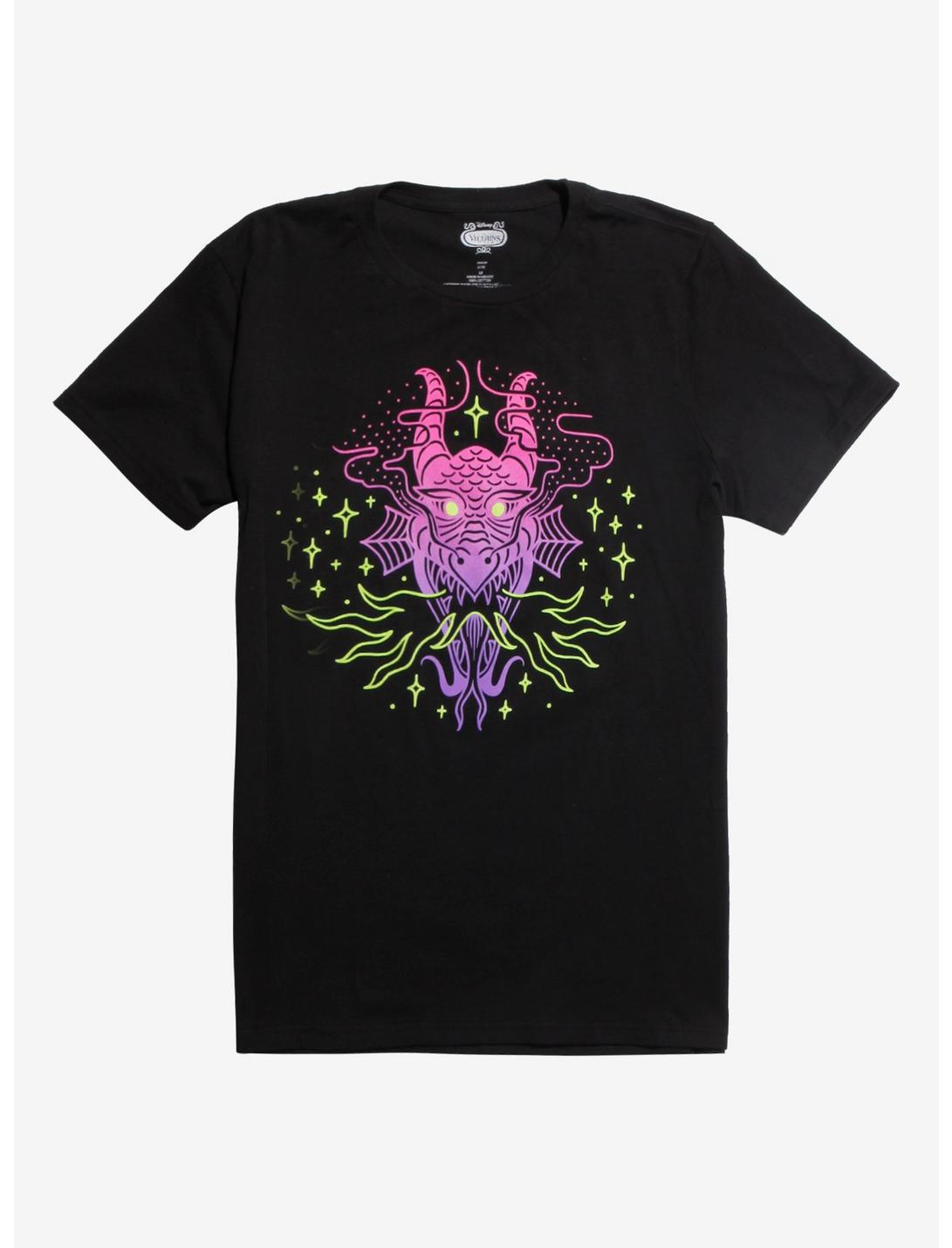 Disney Villains Maleficent Neon Dragon T-Shirt, MULTI, hi-res