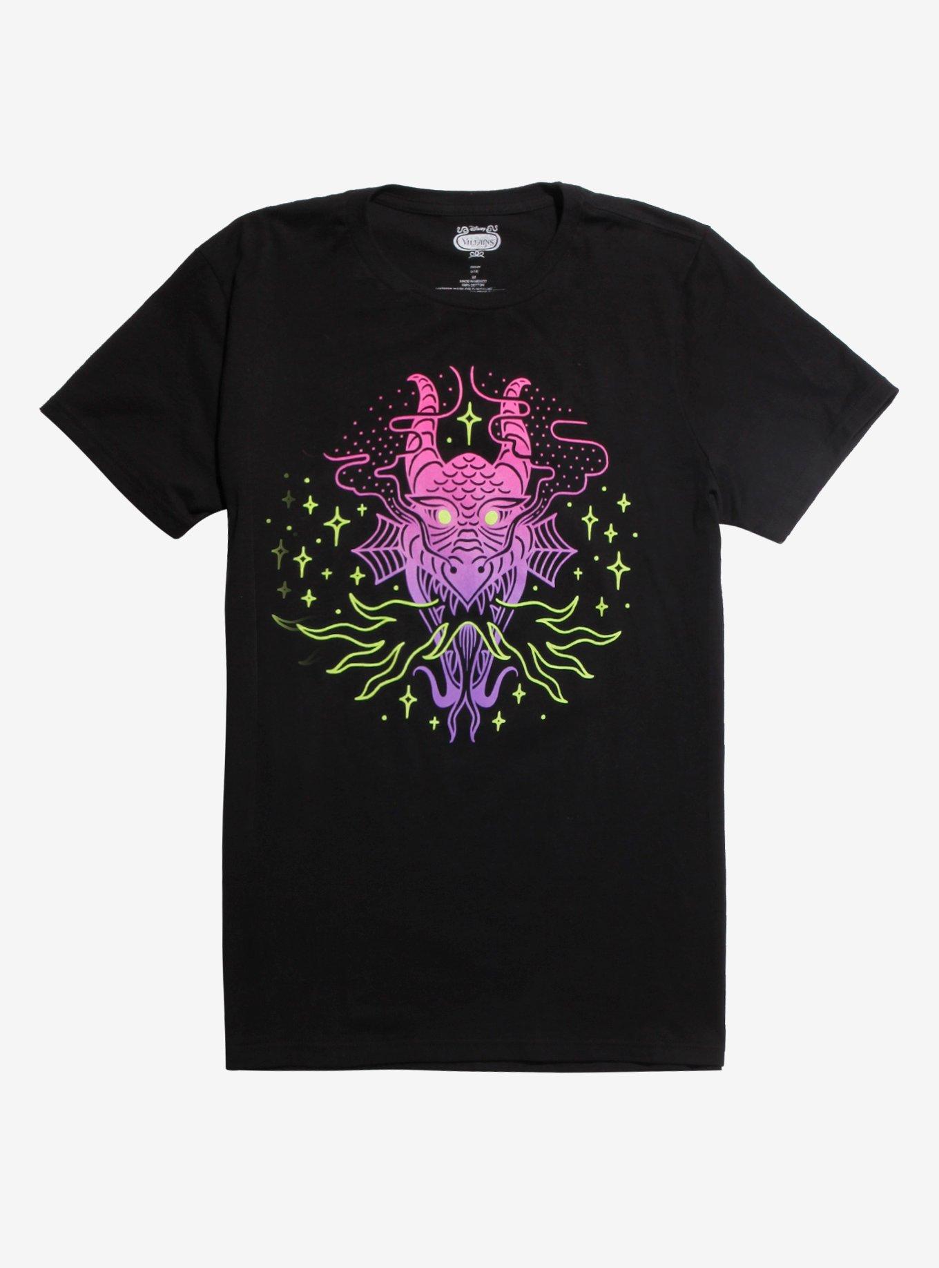 Disney Villains Maleficent Neon Dragon T-Shirt, MULTI, hi-res