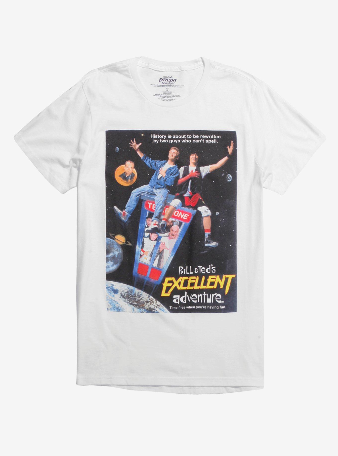 Bill & Ted's Excellent Adventure Poster T-Shirt, MULTI, hi-res