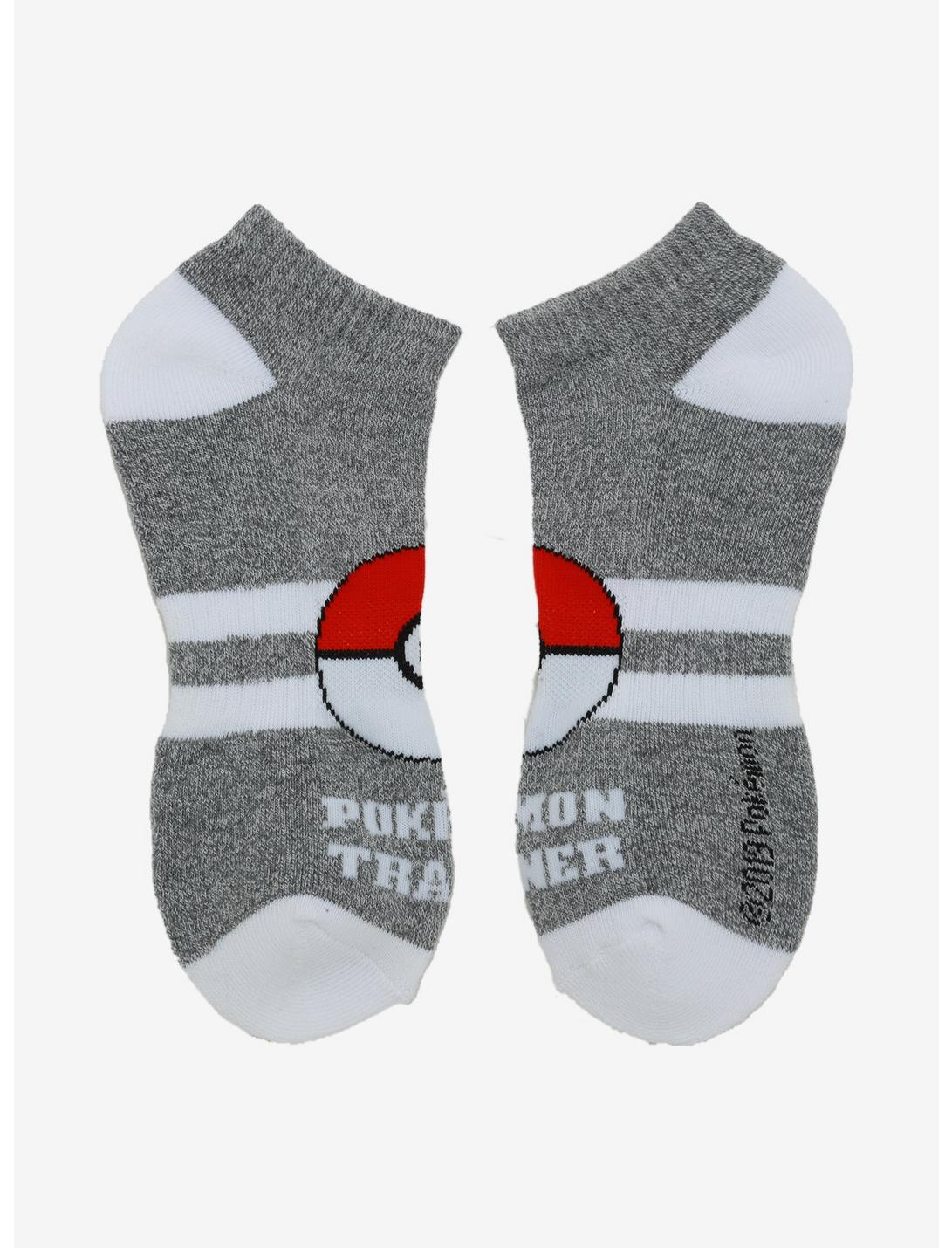 Pokemon Trainer Poke Ball No-Show Socks, , hi-res