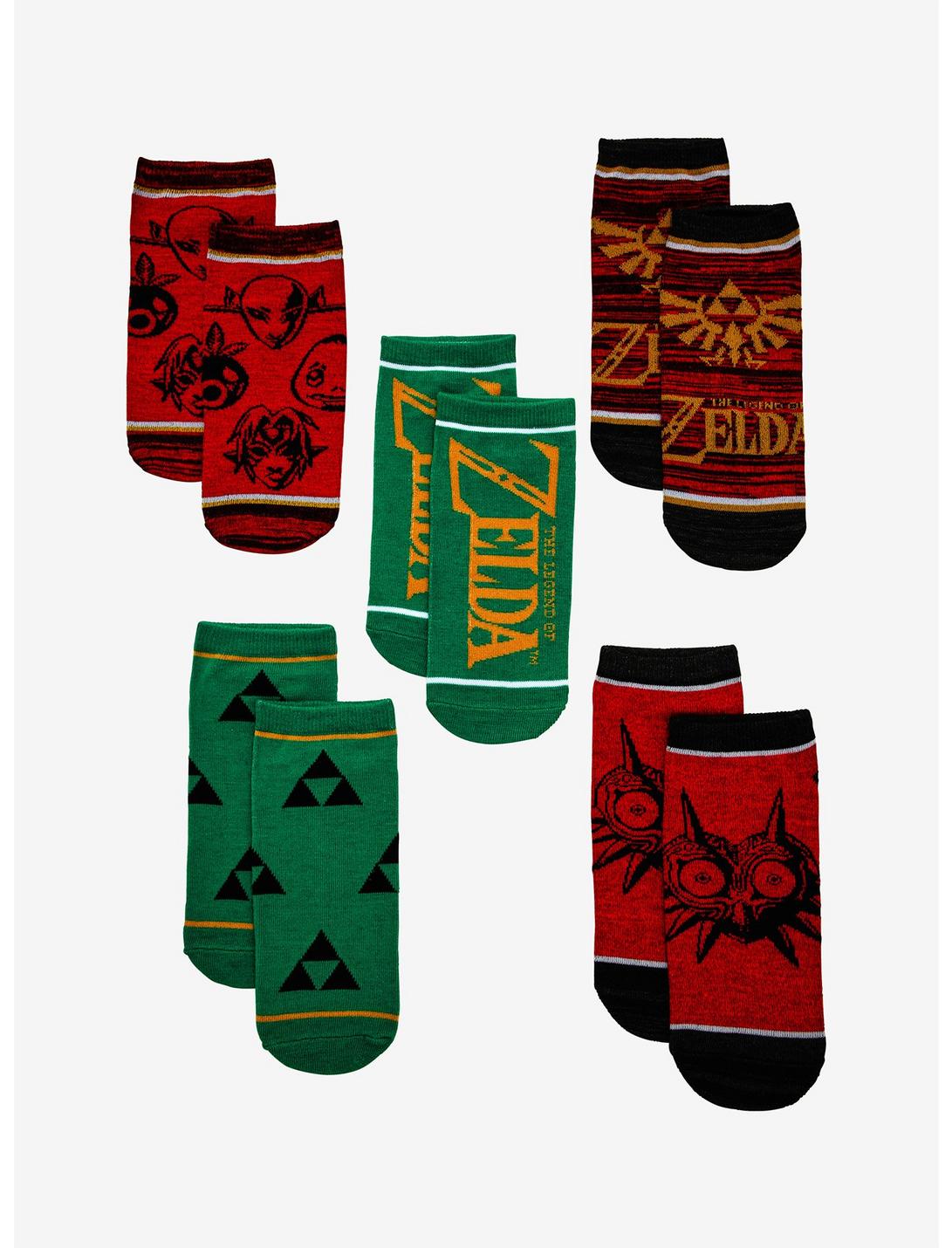 Nintendo The Legend of Zelda Majora's Mask Ankle Sock Set - BoxLunch Exclusive, , hi-res
