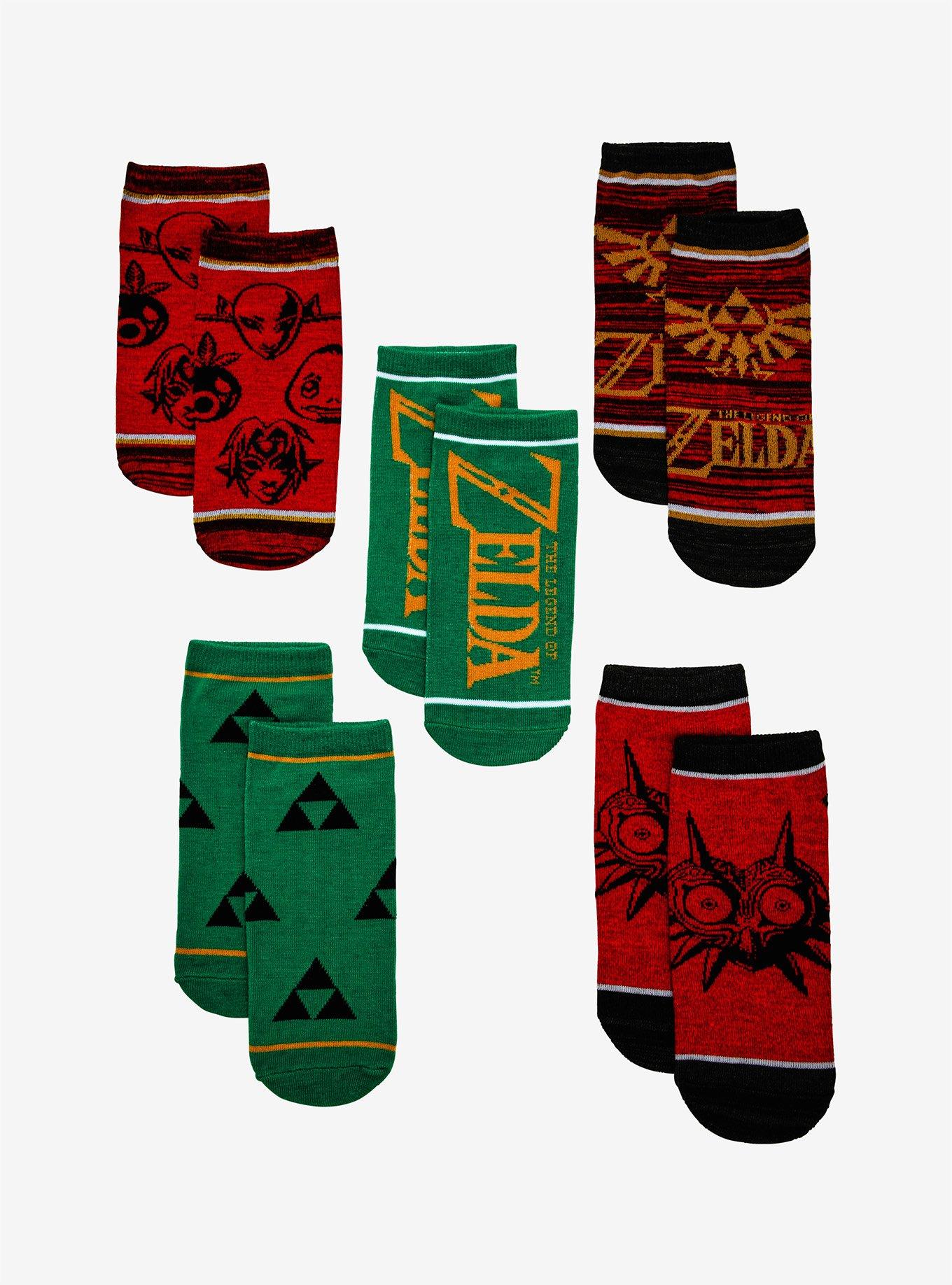 Nintendo The Legend of Zelda Majora's Mask Ankle Sock Set - BoxLunch Exclusive, , hi-res