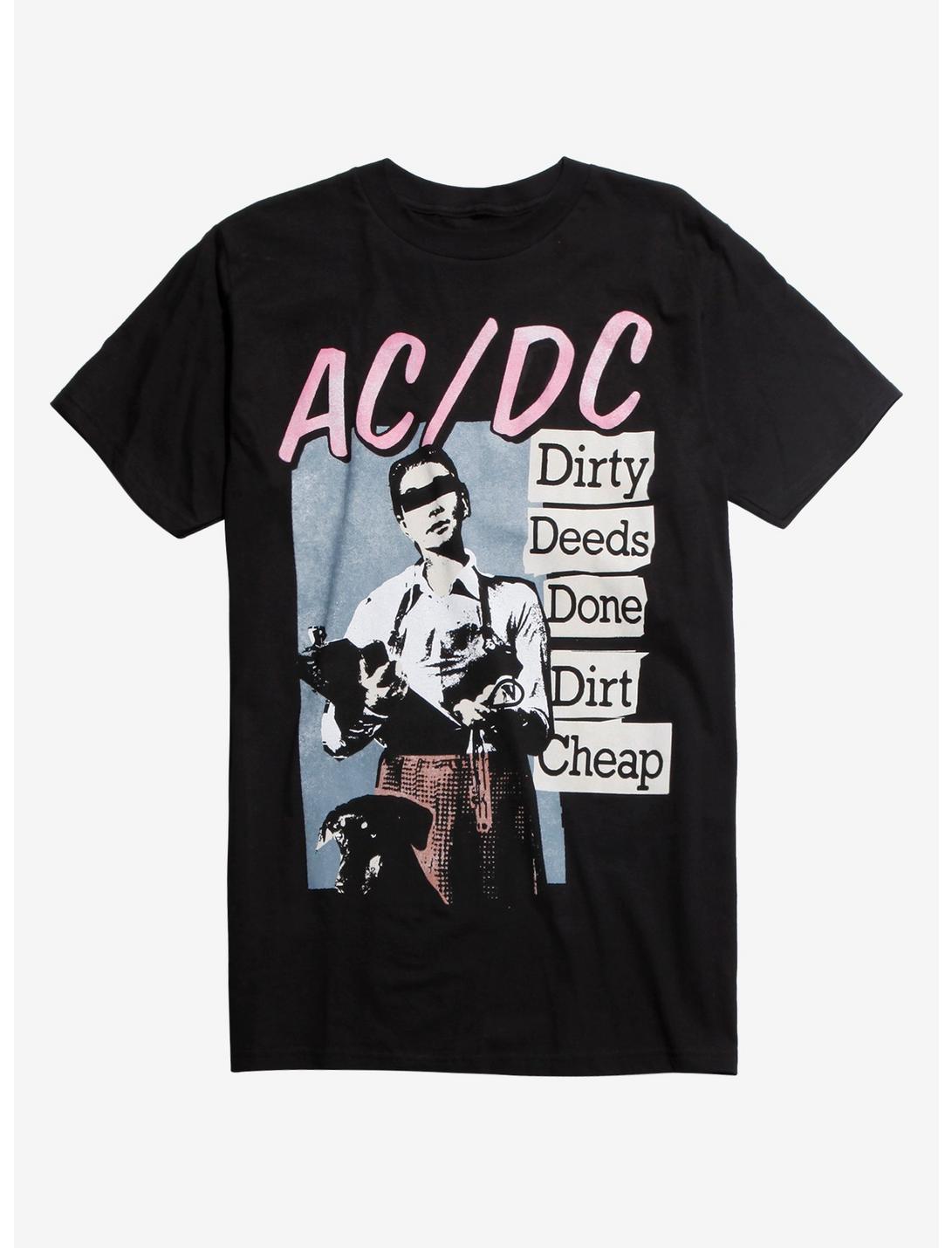 AC/DC Dirty Deeds Done Dirt Cheap T-Shirt, BLACK, hi-res