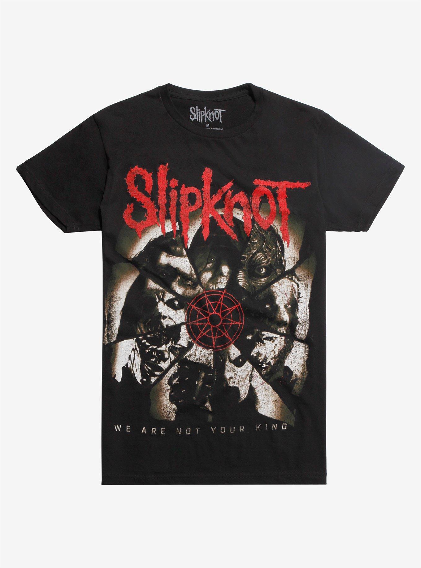 Slipknot We Are Not Your Kind Mask Split T Shirt