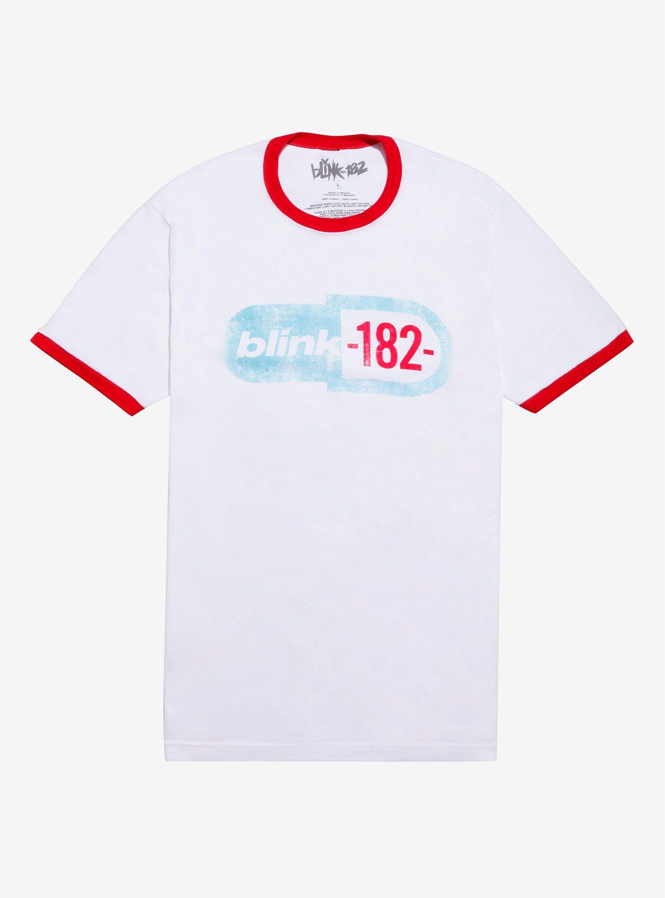 Blink-182 Enema Of The State Ringer T-Shirt, WHITE, hi-res