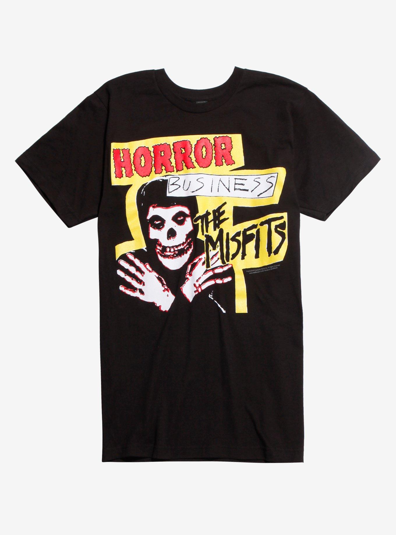 Misfits horror store business shirt