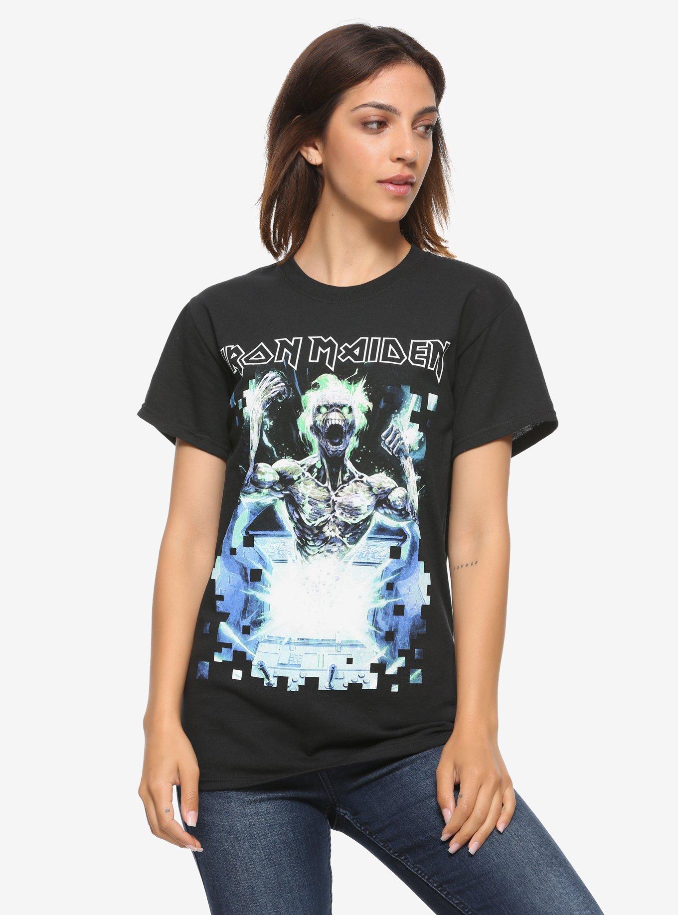 Iron Maiden Speed Of Light Girls T-Shirt, BLACK, hi-res