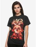 Slayer Horned Skull Girls T-Shirt, BLACK, hi-res