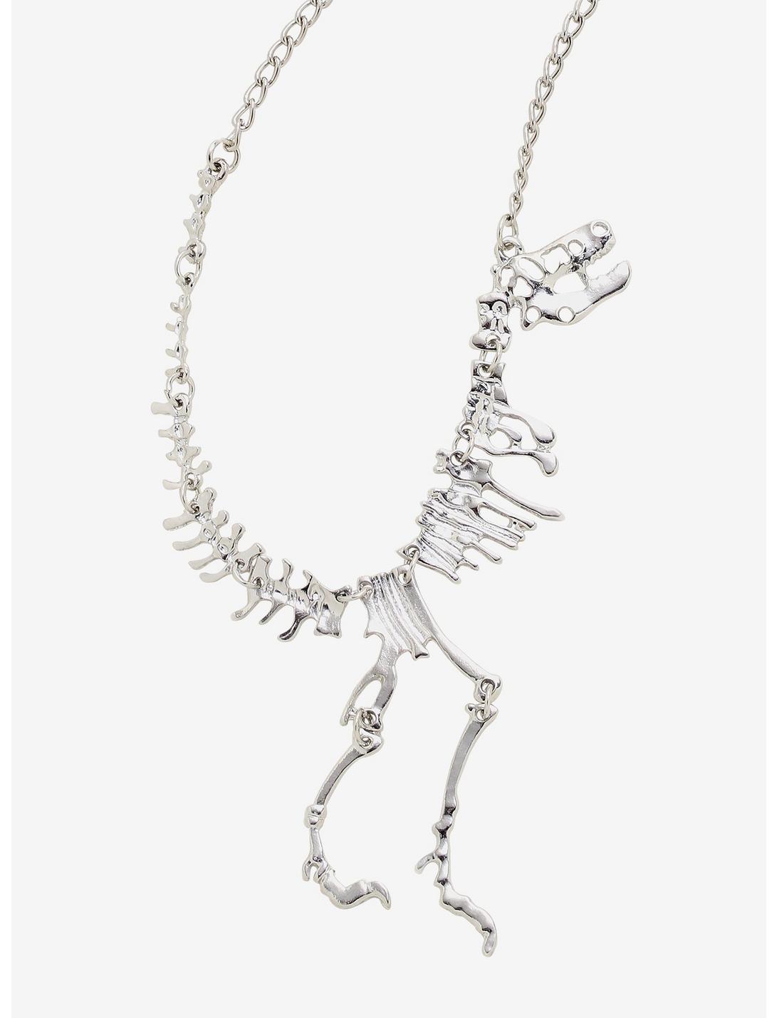 T-Rex Fossil Statement Necklace - BoxLunch Exclusive, , hi-res