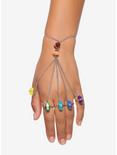 Chakra Rainbow Crystal Hand Bracelet, , hi-res